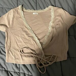 Never worn Garage open tie top